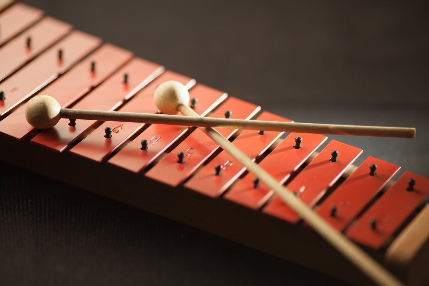 Musical notes on a staff demonstrating pitch variation