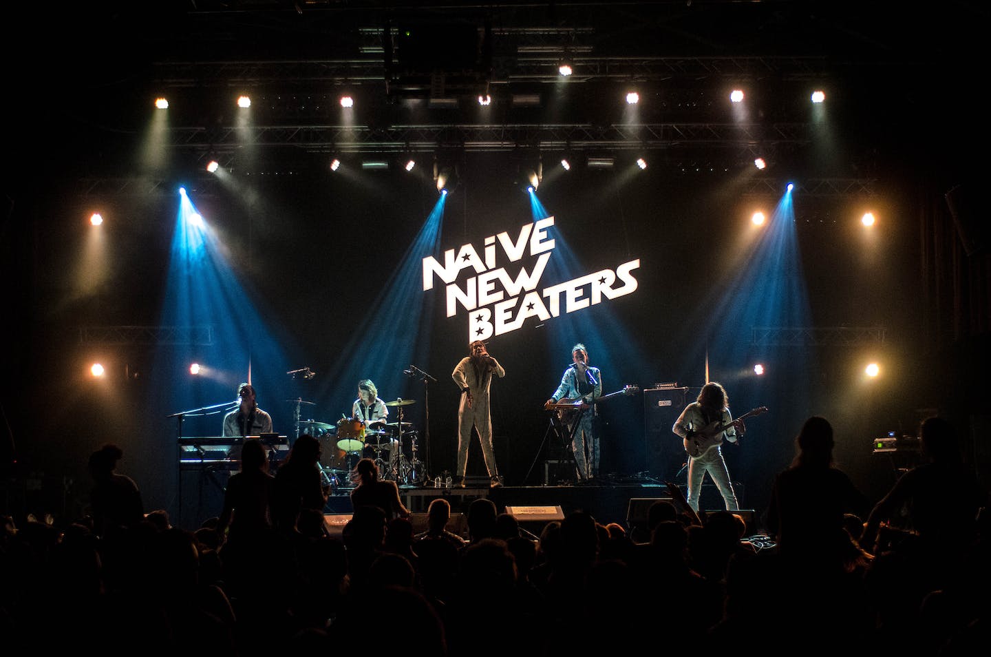 Live music performance at the Crystal Ballroom in Portland, Oregon